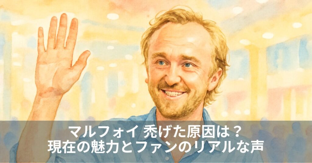 マルフォイ 禿げた原因は？現在の魅力とファンのリアルな声